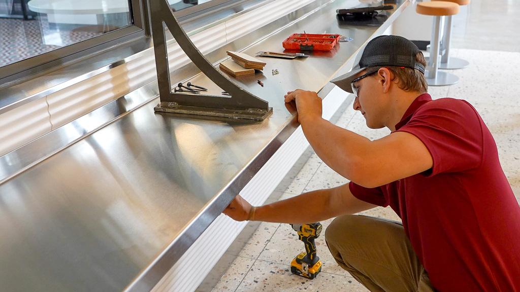 Construction intern hopes to leave his mark on Virginia Tech's campus