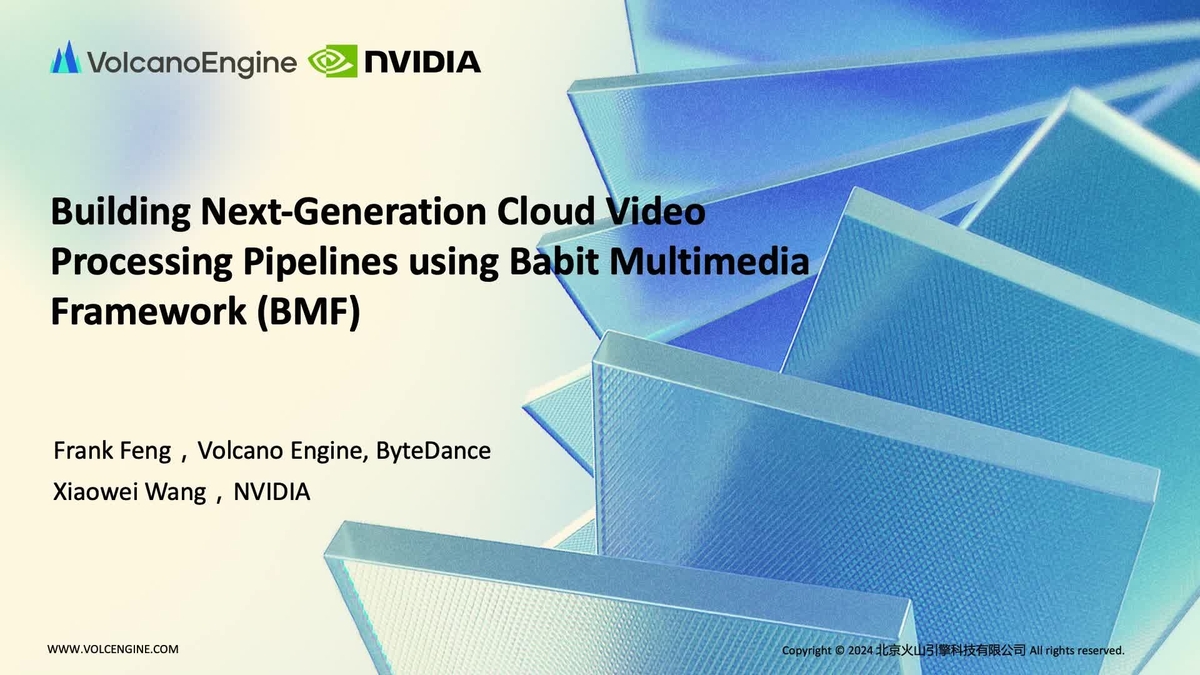Building Next-Generation Cloud Video Processing Pipelines using Babit ...