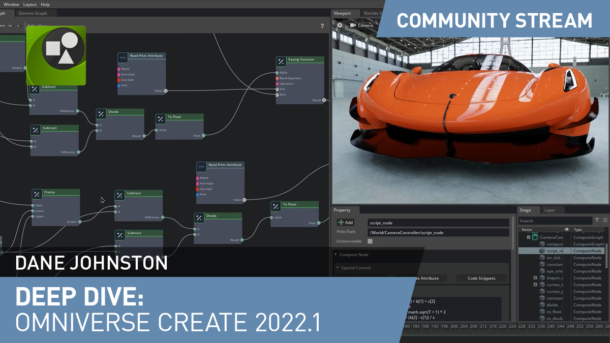 Nvidia Omniverse Stream Deep Dive Omniverse Create 2022 1 Omniverse 2020 Nvidia On Demand