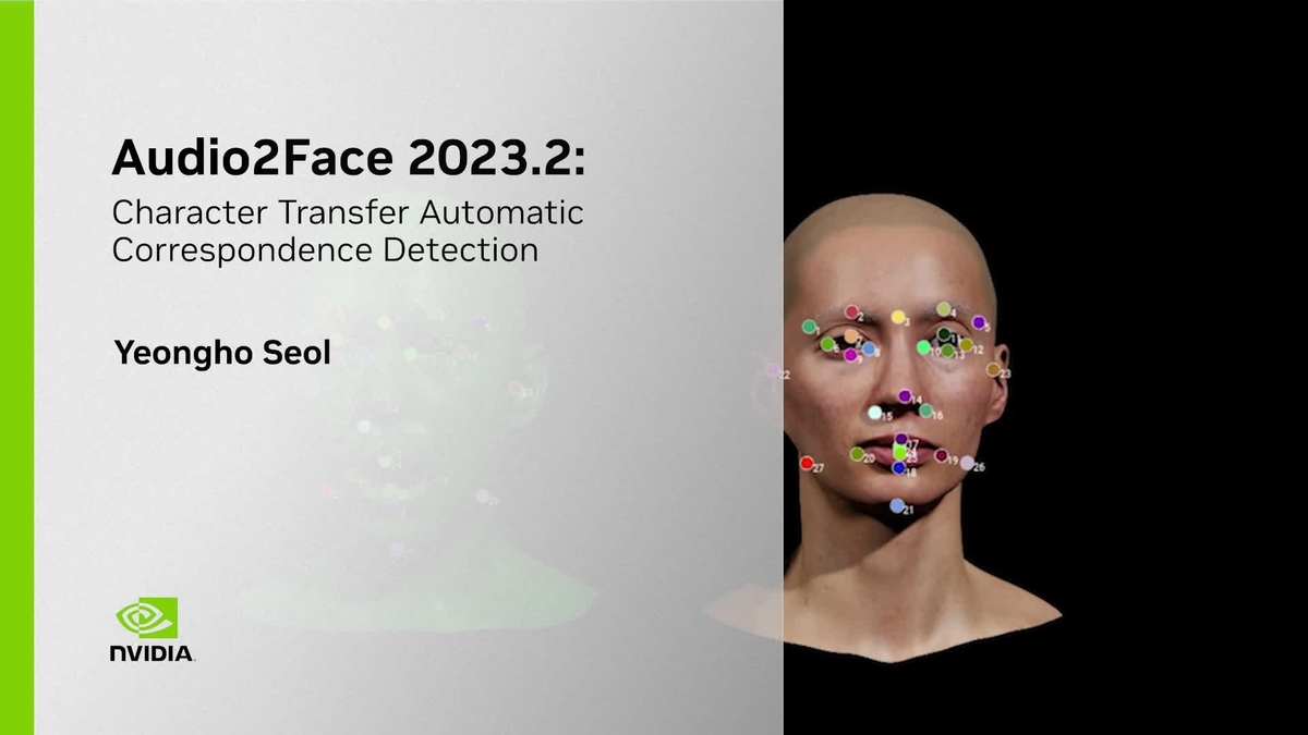 Audio2Face 2023.2: Character Transfer Automatic Correspondence ...