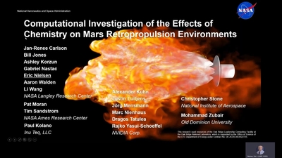 Computational Investigation of the Effects of Chemistry on Mars Retropropulsion Environments