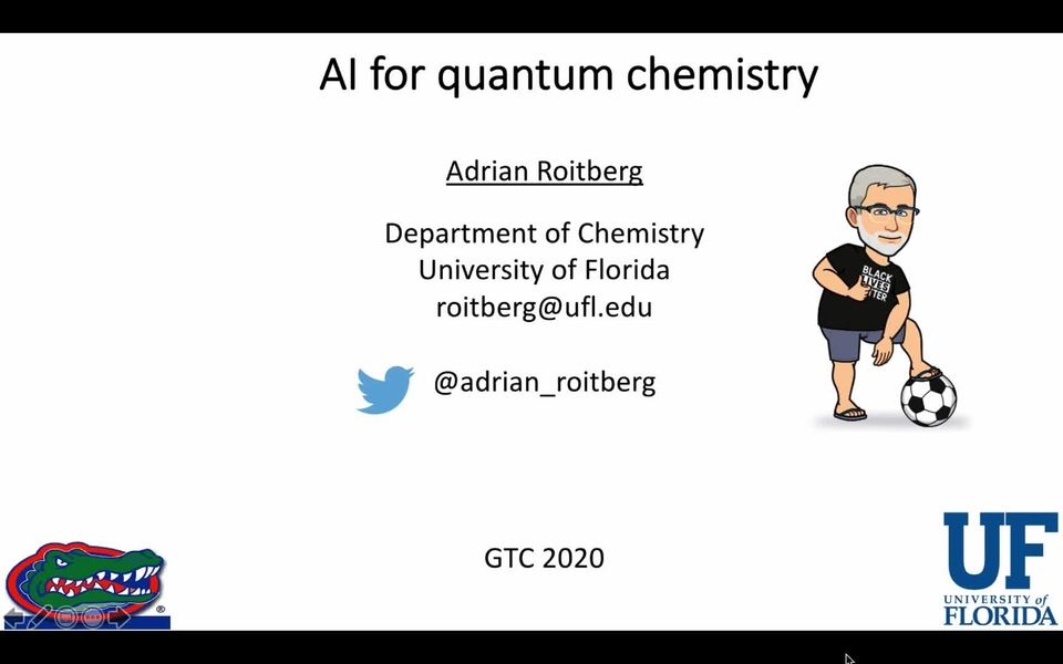 AI for Computational Chemistry | GTC Digital October 2020 | NVIDIA 