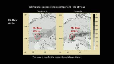 Image 13: The Earth System at 1 km Resolution: Breaking Frontiers in Climate Science