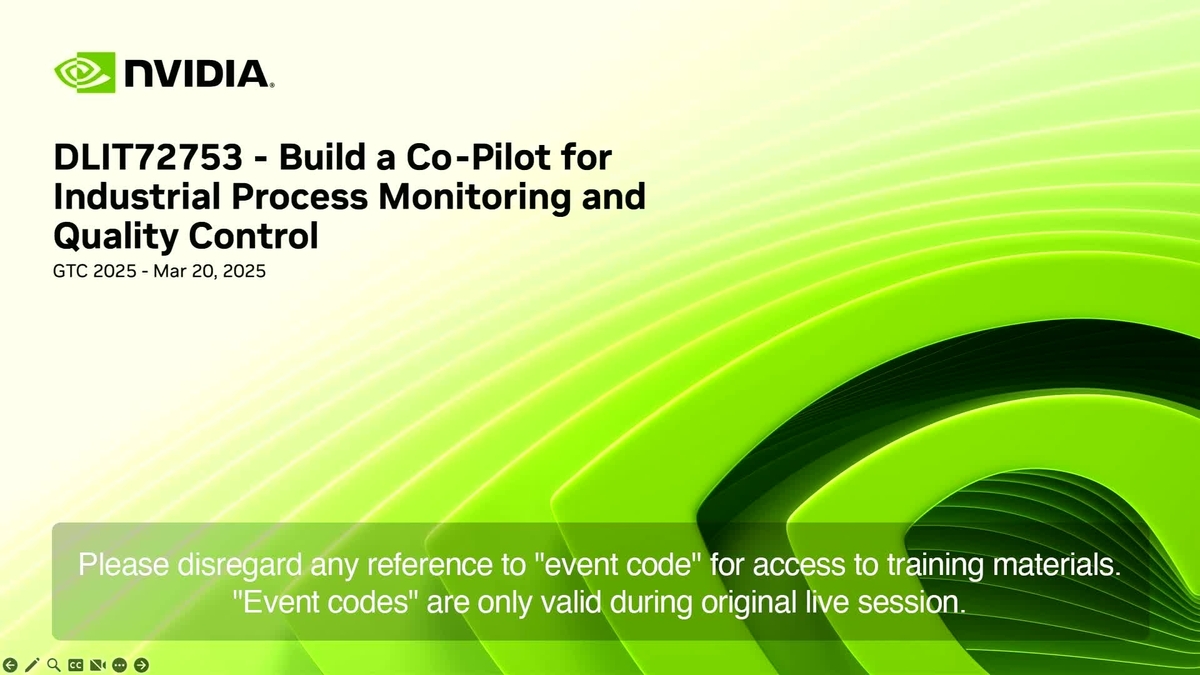 Build a Co-Pilot for Industrial Process Monitoring and Quality Control ...