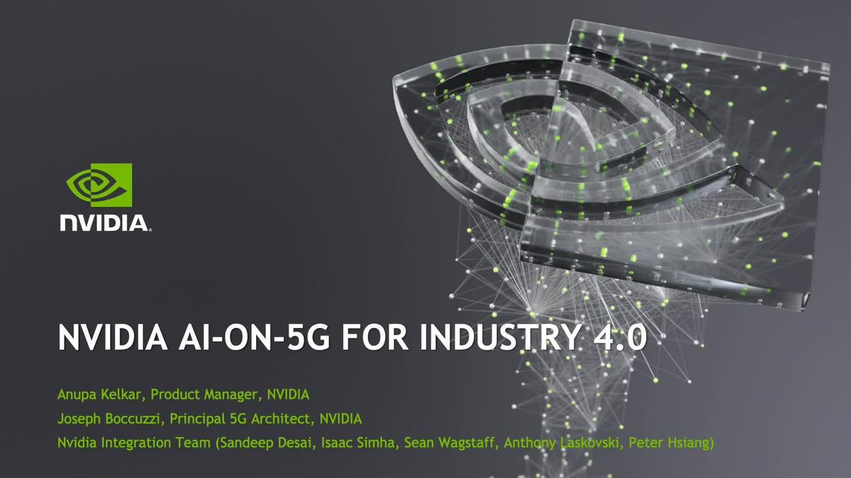NVIDIA Aerial 5G on AI for Industrial Use Cases | NVIDIA On-Demand