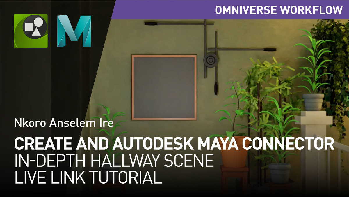 Omniverse Create And Maya Connector Walkthrough Omniverse 2020 Nvidia On Demand