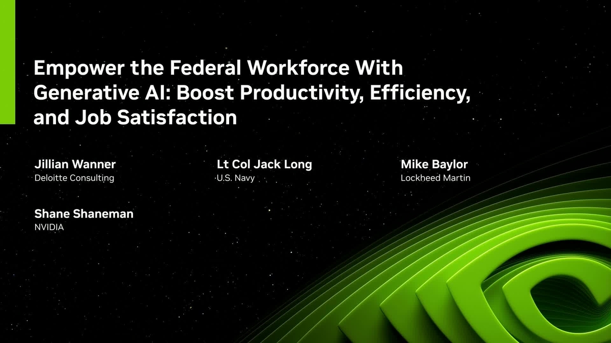 Empower the Federal Workforce With Generative AI: Boost Productivity ...