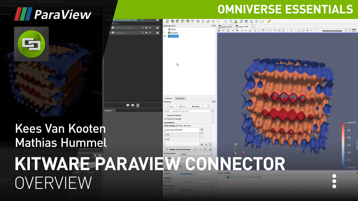 Kitware Paraview Connector Overview Omniverse 2020 Nvidia On Demand