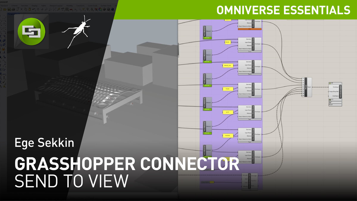 Grasshopper Connector Send To View Omniverse 2020 Nvidia On Demand