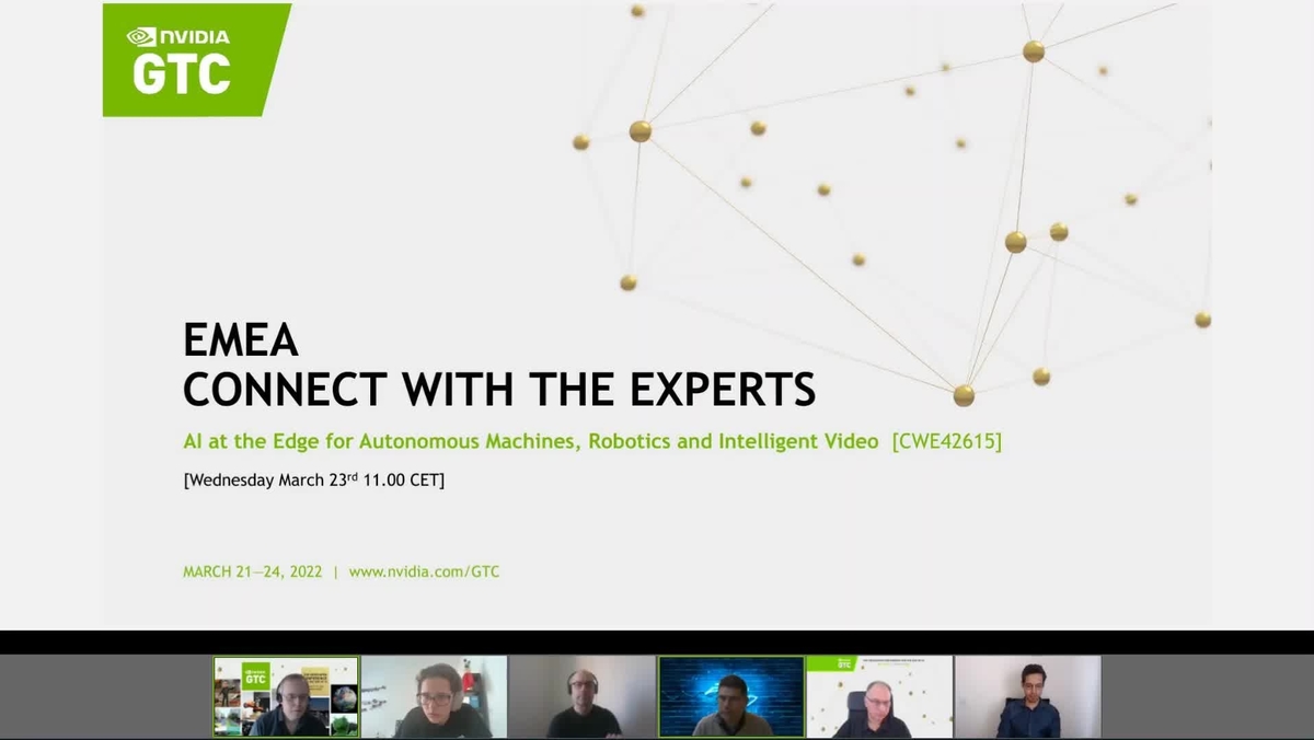 Connect with the Experts AI at the Edge for Autonomous Machines