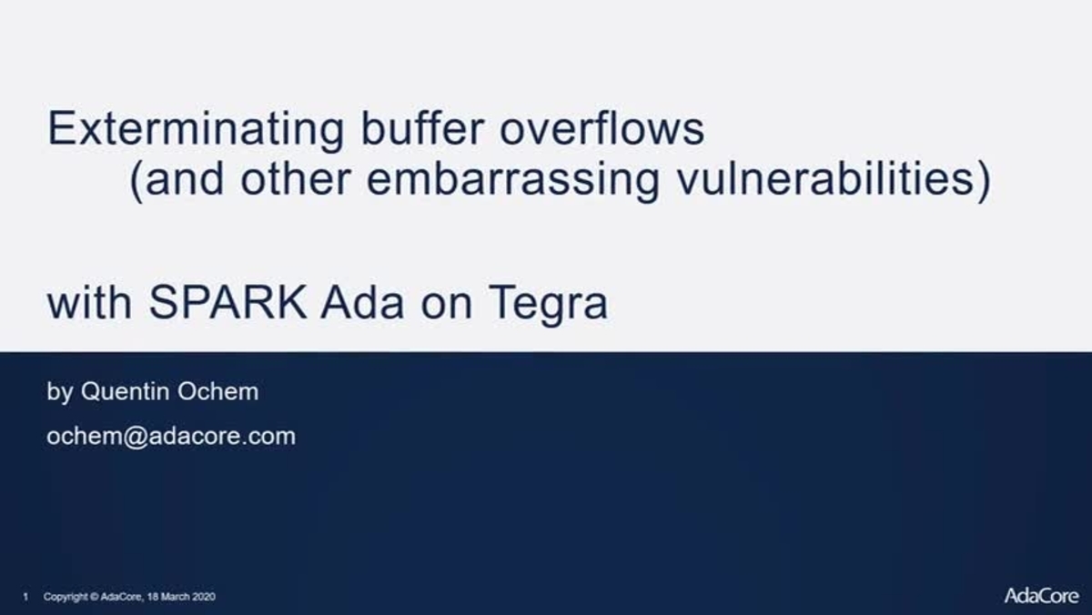 Exterminating Buffer Overflows and Other Embarrassing Vulnerabilities