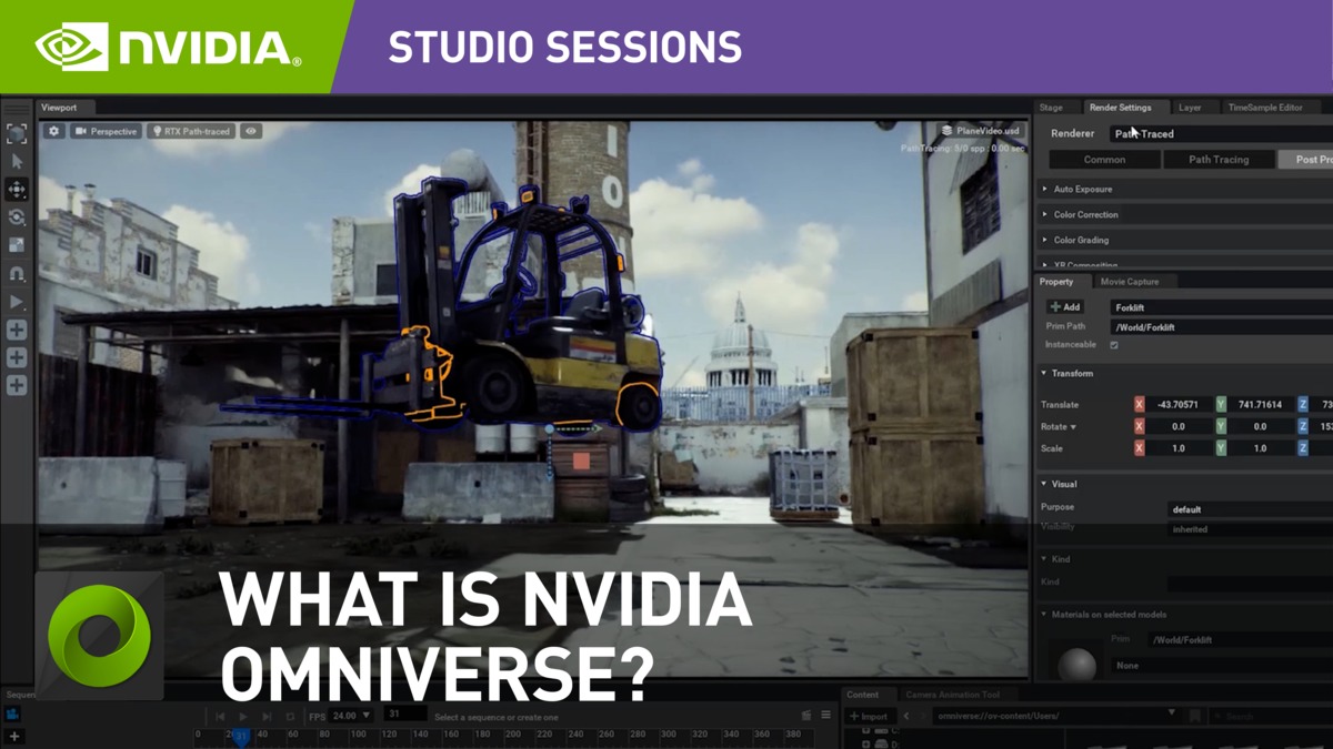 What Is Nvidia Omniverse Omniverse 2020 Nvidia On Demand