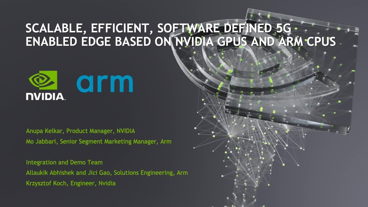Scalable, Efficient, Software-Defined 5G-Enabled Edge Based on NVIDIA ...