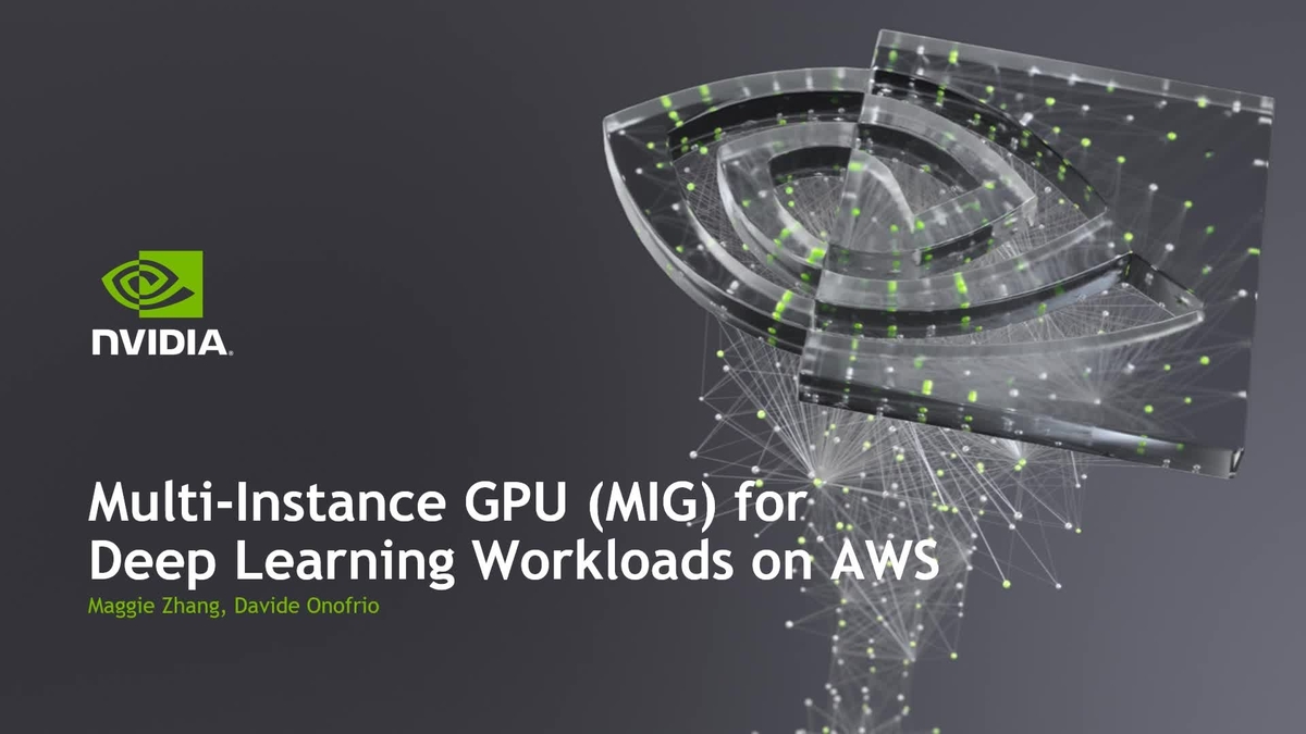 Multi instance gpu mig for deep learning workloads on aws aws
