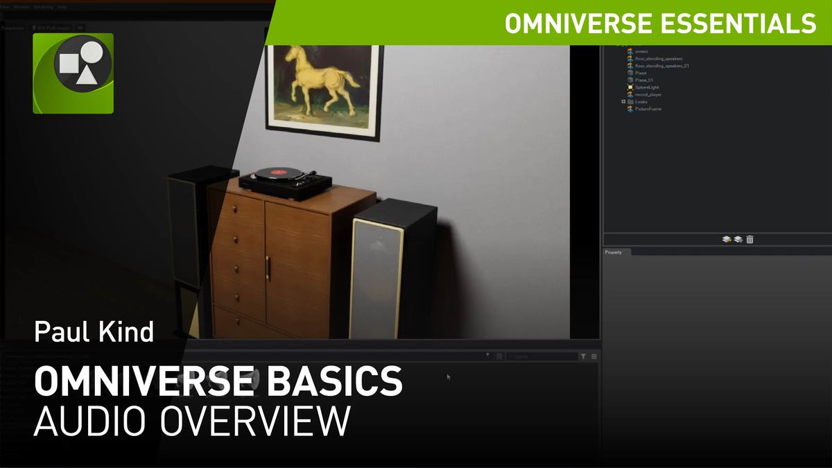 Omniverse Create Introduction to Audio NVIDIA OnDemand