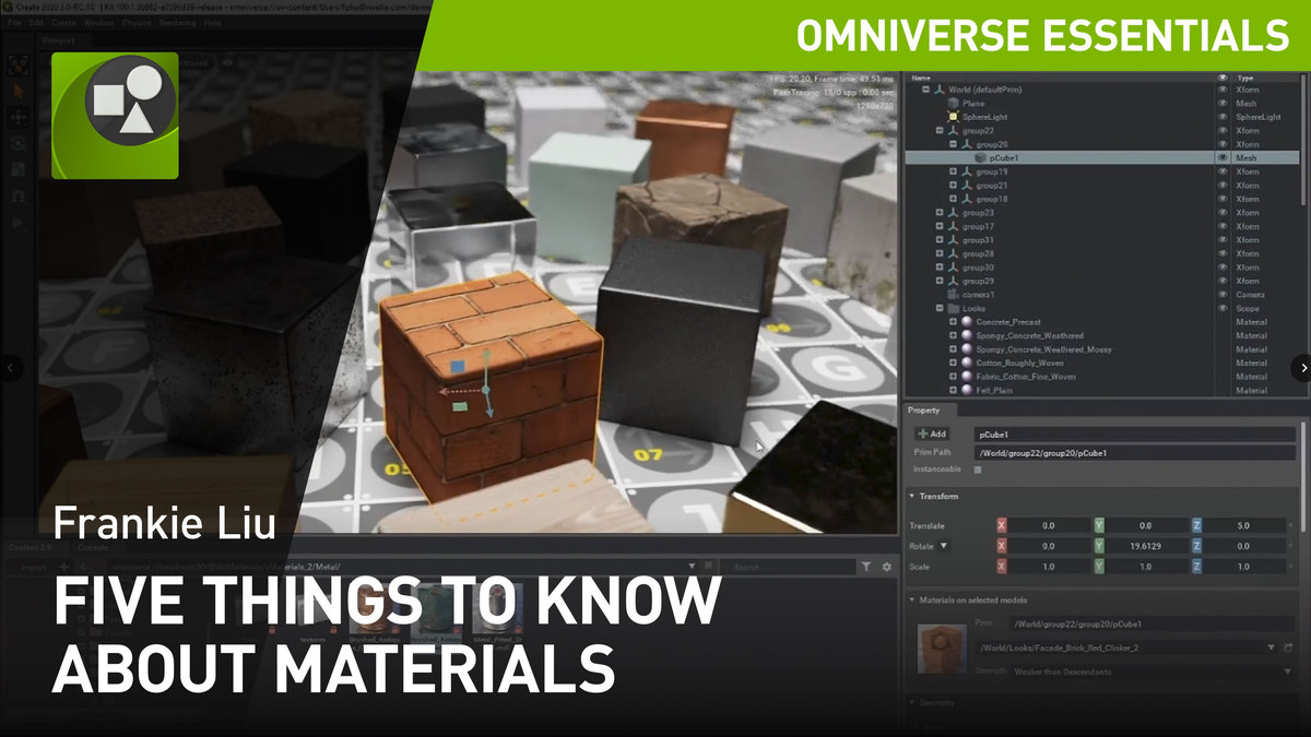 Omniverse Five Things To Know About Materials Nvidia On Demand