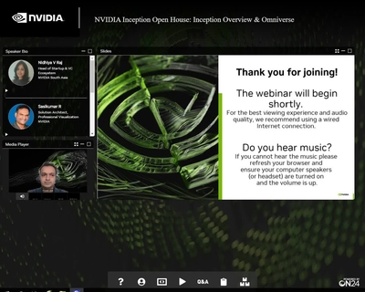 NVIDIA Inception Open House: Inception Overview & Omniverse