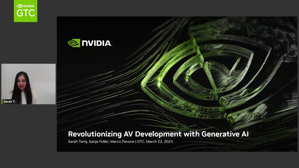 Revolutionizing AV Development With Generative AI | GTC Digital Spring ...