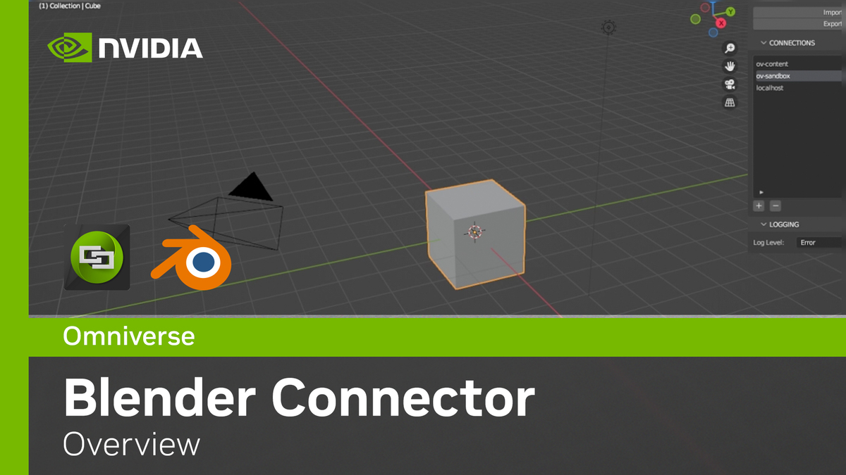 Omniverse Blender Connector Overview Omniverse 2020 Nvidia On Demand