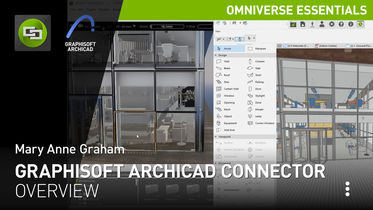 Graphisoft Archicad Connector - Overview | Omniverse 2021 | NVIDIA On ...