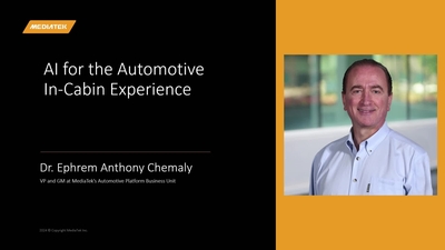 AI for the Automotive In-Cabin Experience (Presented by MediaTek)