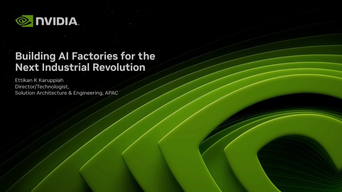 Building AI Factories for the Next Industrial Revolution | AI Day Ho ...