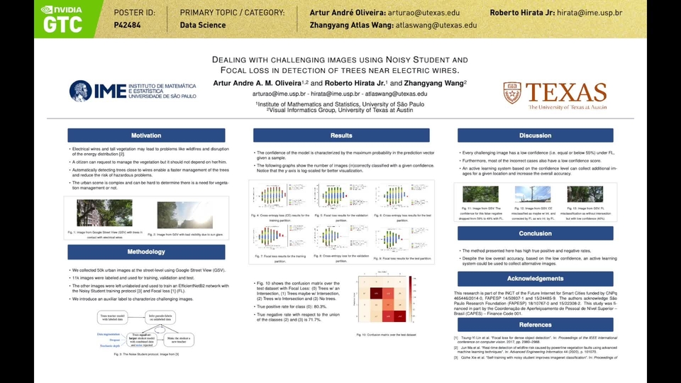 Challenging Images, Noisy Student, and Focal Loss: Detecting Trees Near  Electrical Wires | NVIDIA On-Demand