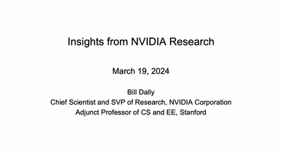 Insights from NVIDIA Research