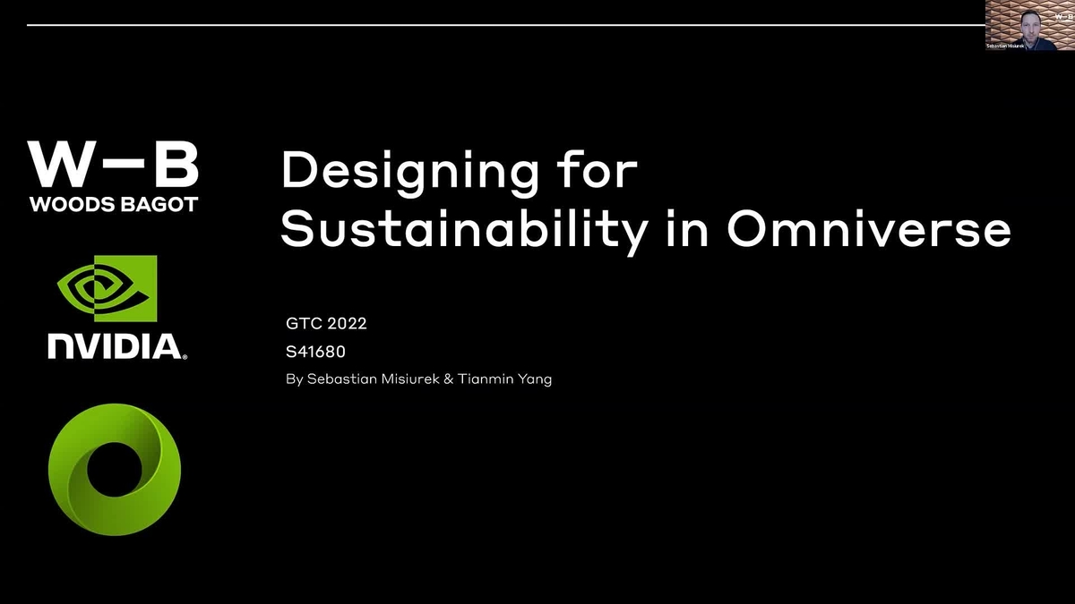 Designing for Sustainability in Omniverse | NVIDIA On-Demand