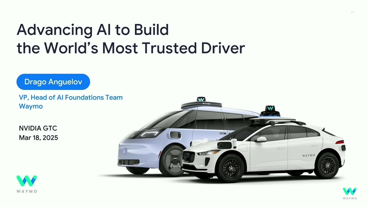Advancing AI to Build the MostTrusted Driver GTC 25 2025 NVIDIA On