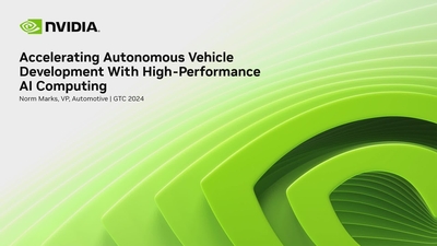Accelerating Autonomous Vehicle Development With High-Performance AI Computing