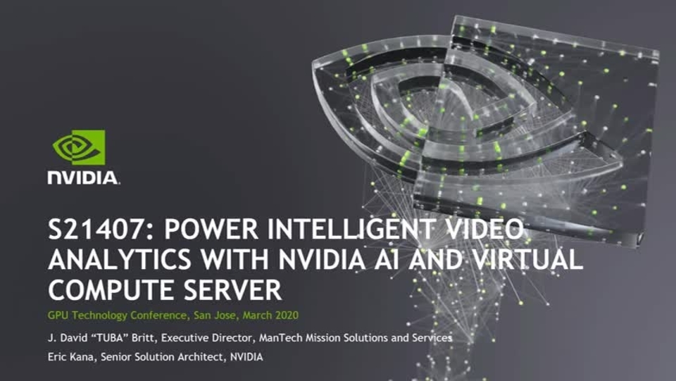 Power Intelligent Video Analytics with NVIDIA AI and Virtual Compute Server NVIDIA OnDemand