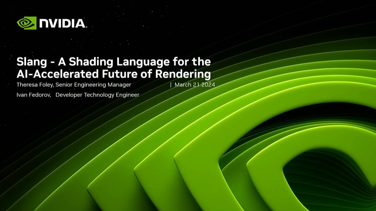 Slang A Shading Language for the AIAccelerated Future of Rendering