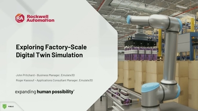 Exploring Factory-Scale Digital Twin Simulation