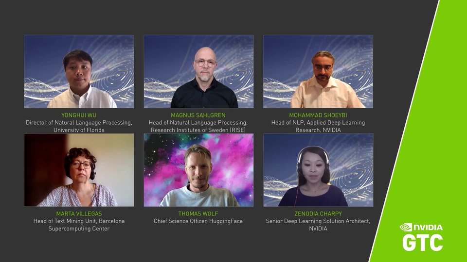 Technical Leaders In Natural Language Processing | NVIDIA On-Demand