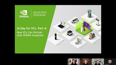 AI Day for VCs, Part 4: How VCs Can Partner with NVIDIA Inception