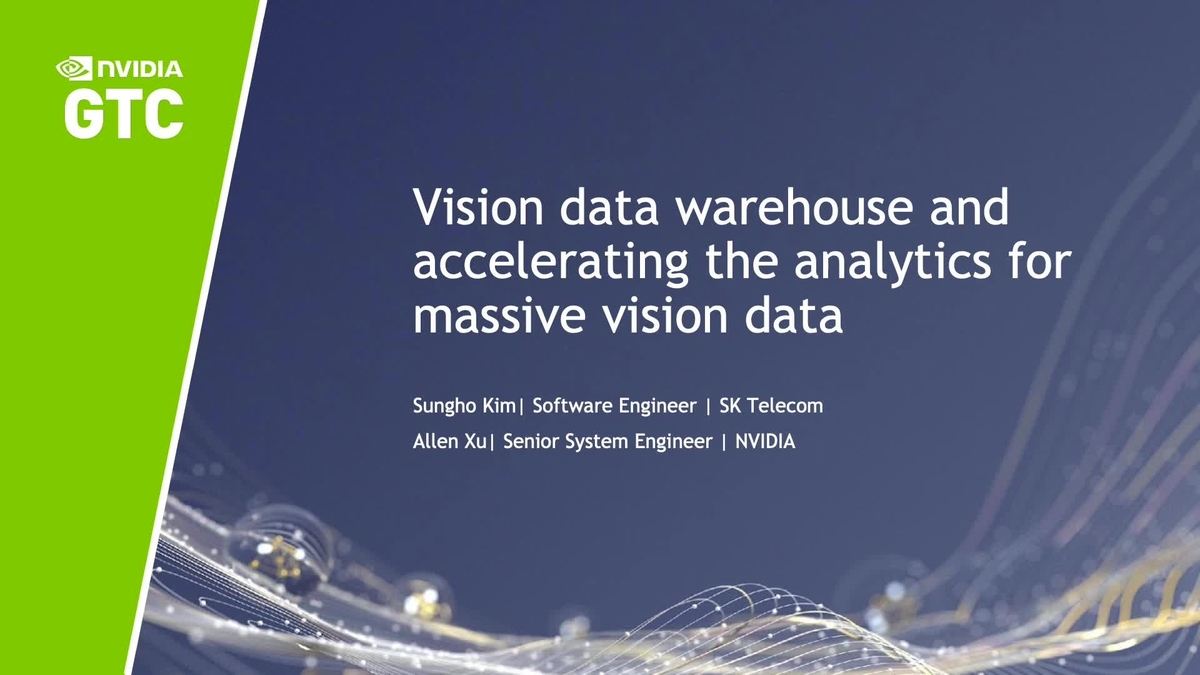 Vision Data Warehouse, and Accelerating the Analytics for a Massive