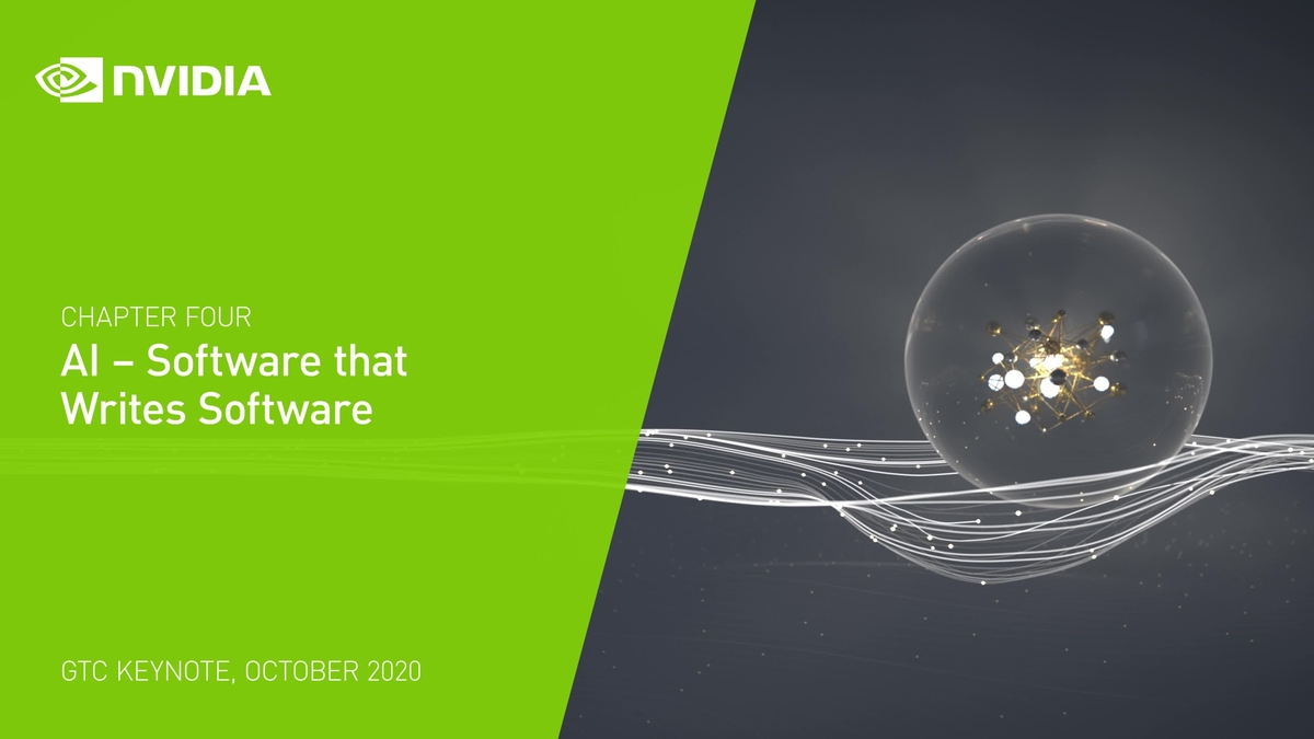 Keynote Part 4 AI Software that Writes Software NVIDIA OnDemand
