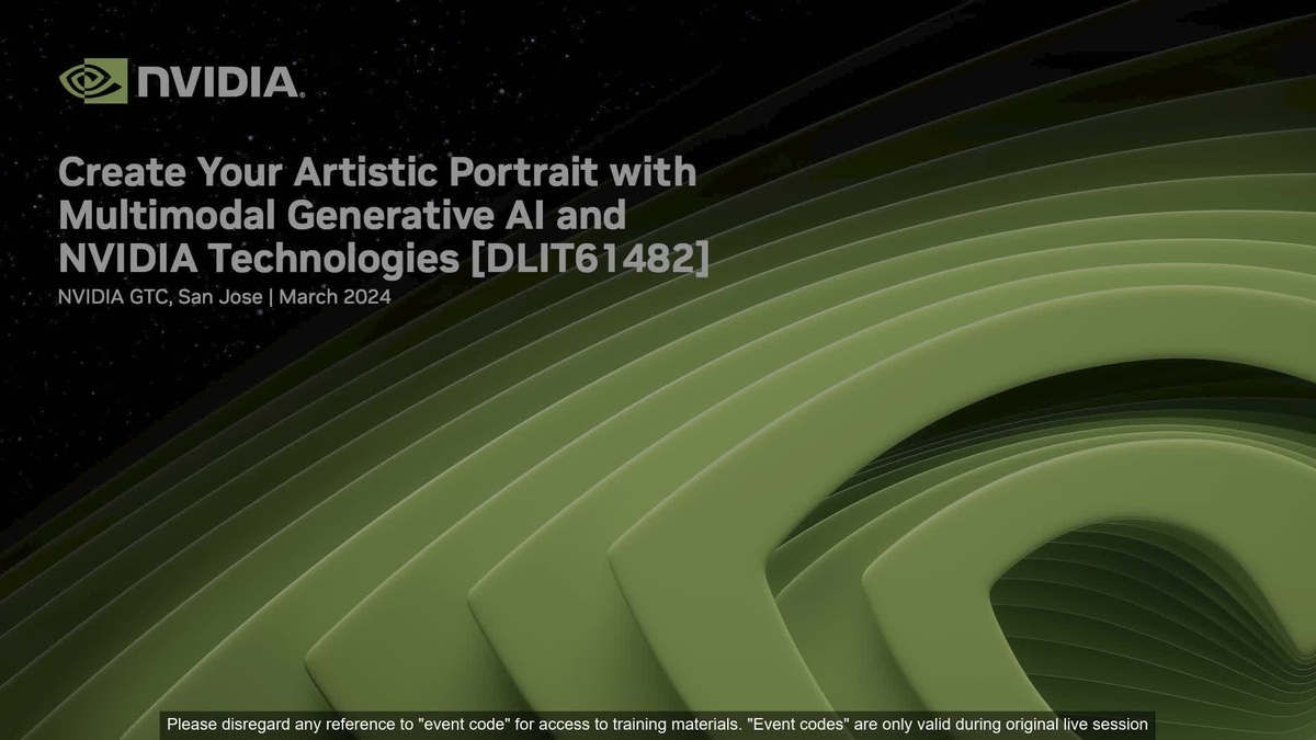 Create Your Artistic Portrait with Multimodal Generative AI and NVIDIA ...