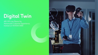 Digital Twin AR/VR: A Live Demo for Advanced Customer Experience, Trained on A100 (Presented by Fujitsu)
