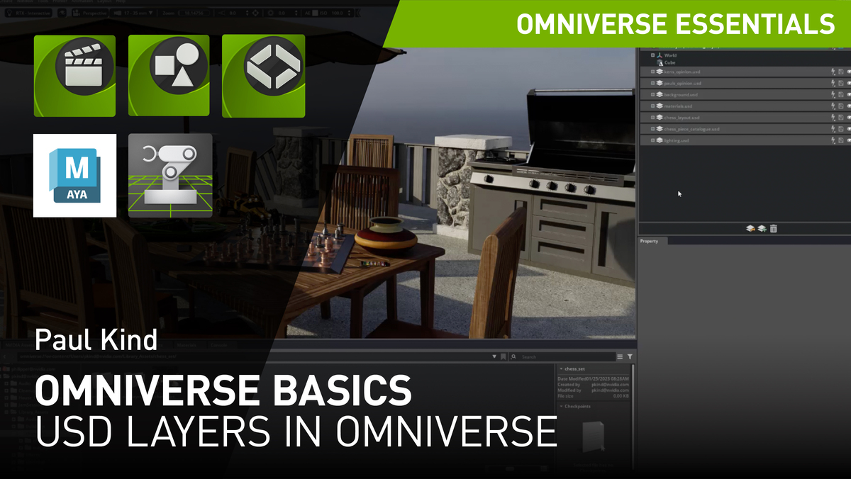 Layers In Omniverse Overview Omniverse 2020 Nvidia On Demand