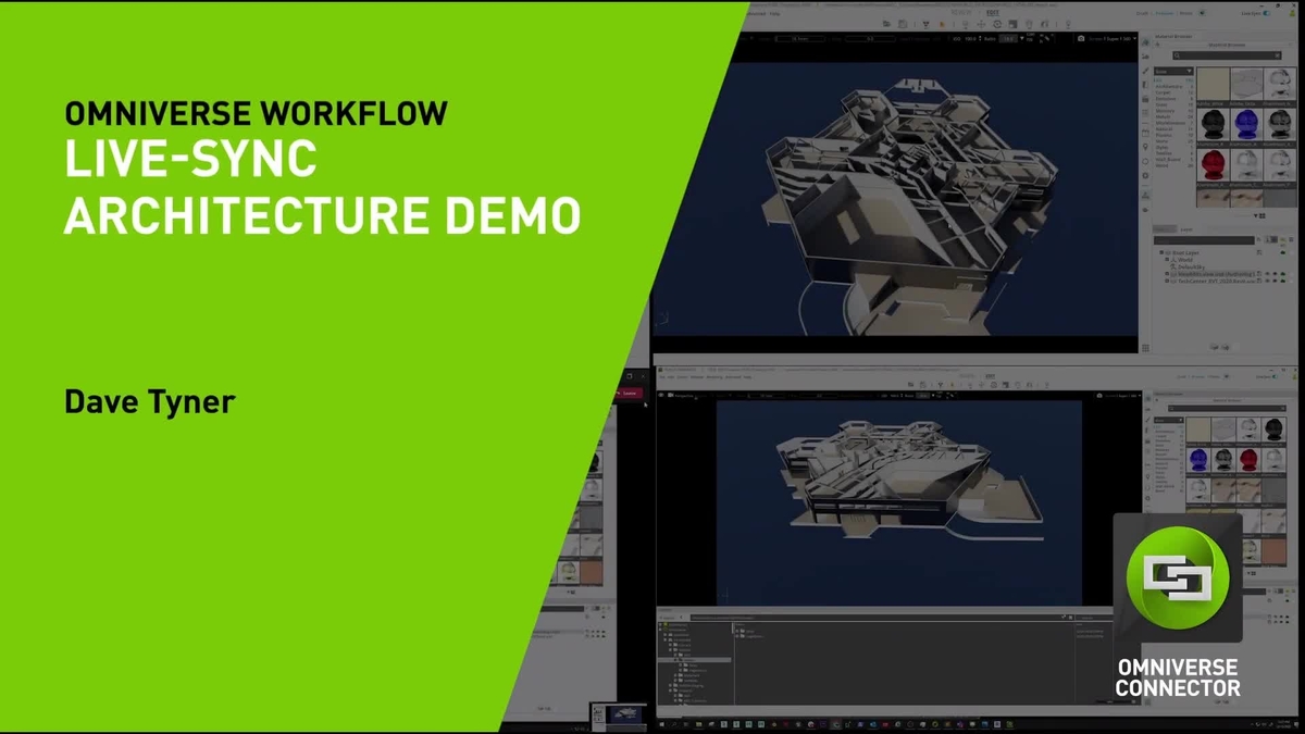 Architecture Demo with Live Sync on Omniverse | Siggraph 2021 | NVIDIA ...