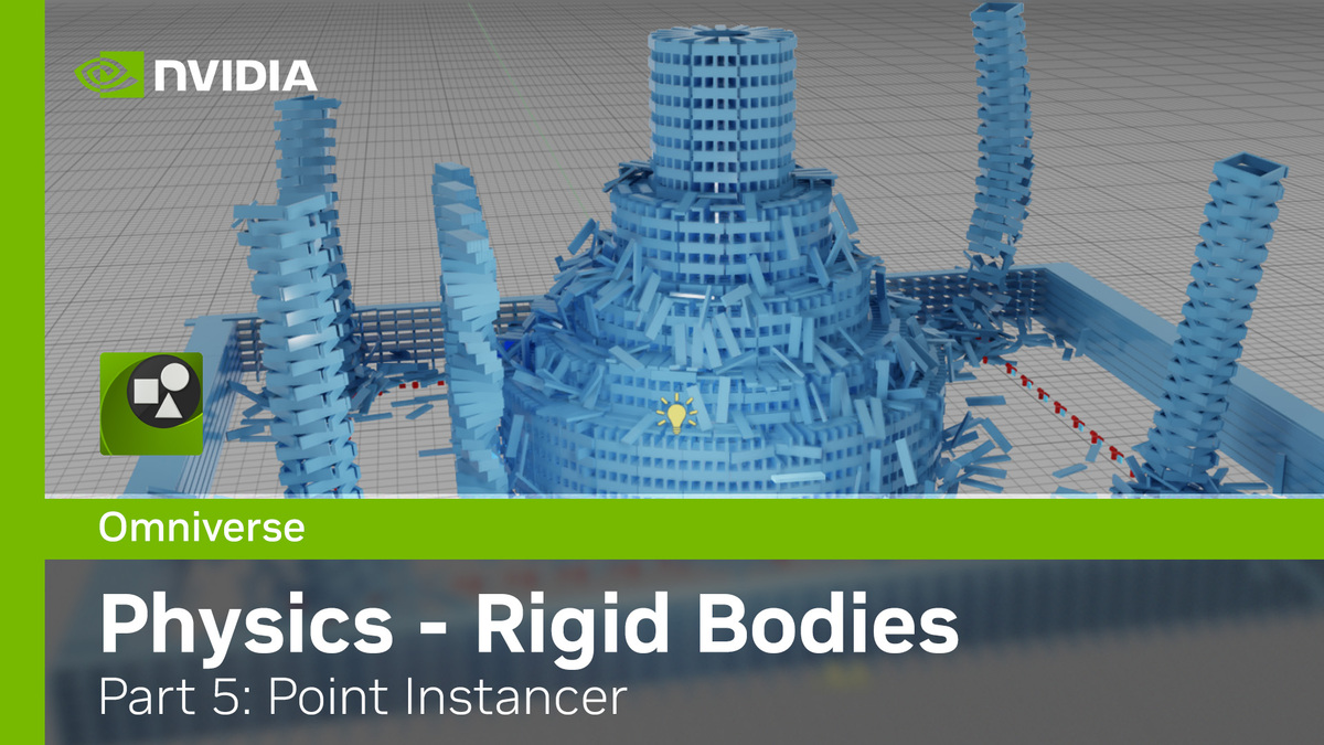 Omniverse Physics Extension Kit104 Part 5 Rigid Bodies Point