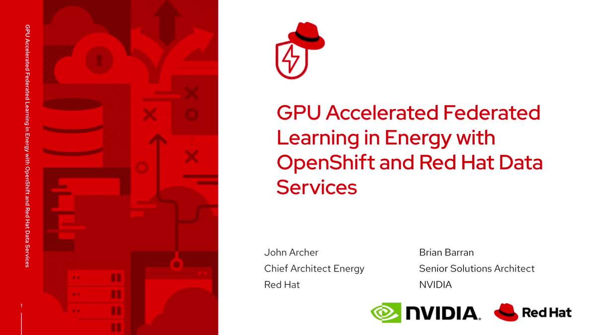 GPUAccelerated Federated Learning in Energy with Red Hat OpenShift and