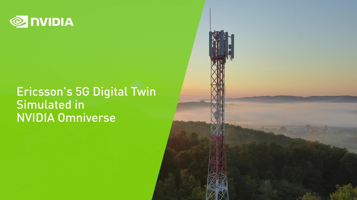 Ericsson's 5G Digital Twin Simulated in NVIDIA Omniverse GTC Digital November 2021 NVIDIA On