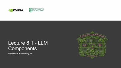 DLI Teaching Kits | Generative AI