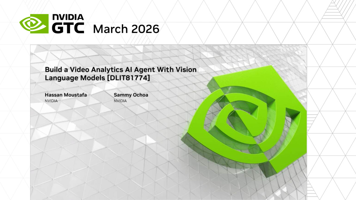 Build a Video Analytics AI Agent With Vision Language Models DLIT81774 ...