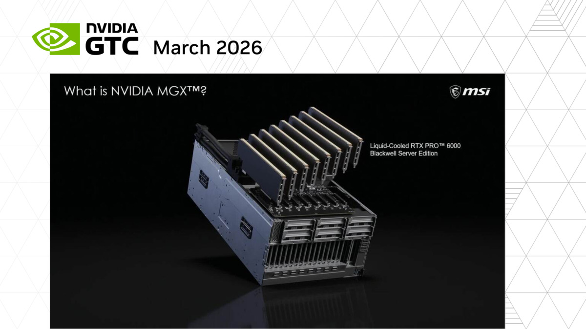 A Modular Blueprint for Next-Generation AI Servers: Inside the MGX ...
