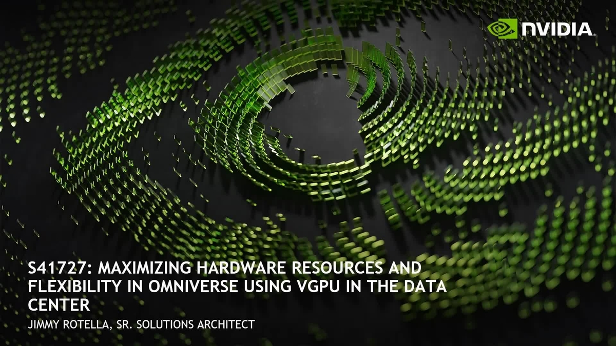 Maximizing Hardware Resources and Flexibility in Omniverse using vGPU