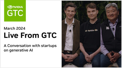 Live from GTC: A Conversation with Startups on Generative AI